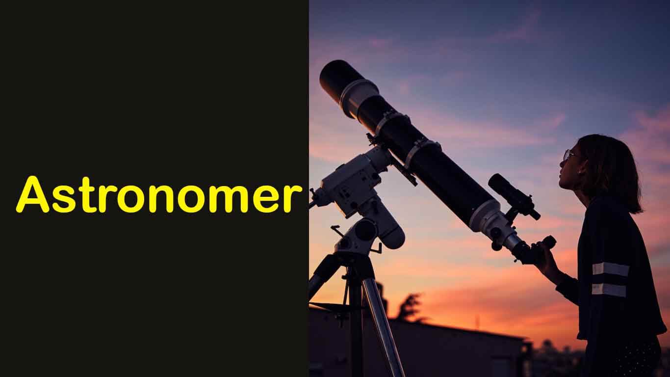What is the meaning of astronomer in urdu